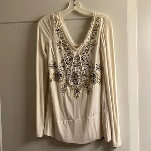 Vintage Galliano silver & gold mini tunic